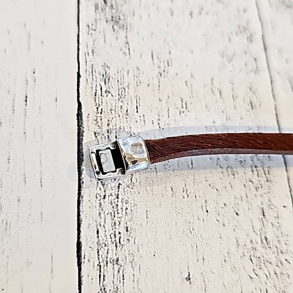 HAND MADE COWHIDE LEATHER DOG BRACELET